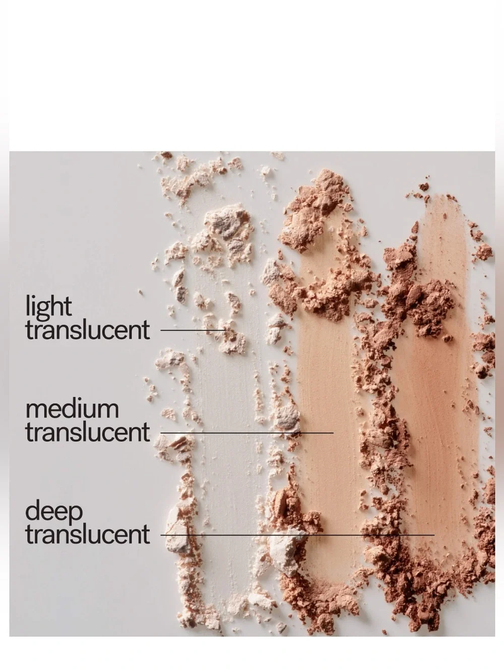 ILIA SOFT FOCUS Finishing Powder in Deep Translucent Compact w/ Mirror CLEAN